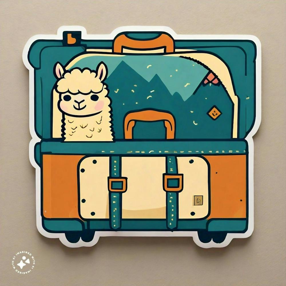 Alpaca suitcase #2