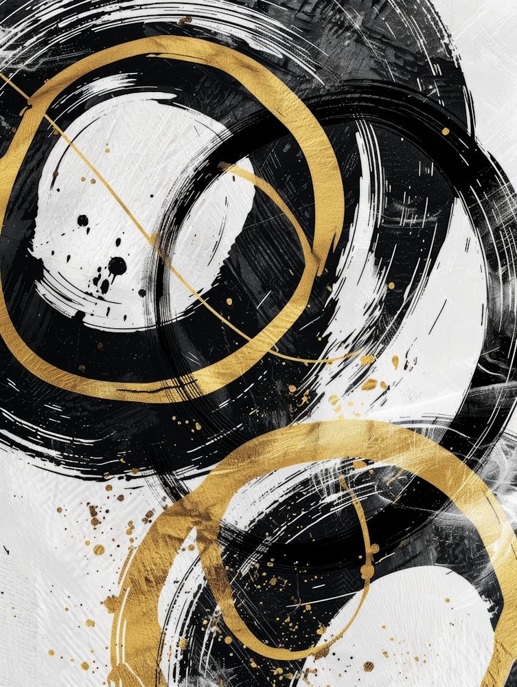 Abstract Circles Canvas Print 16