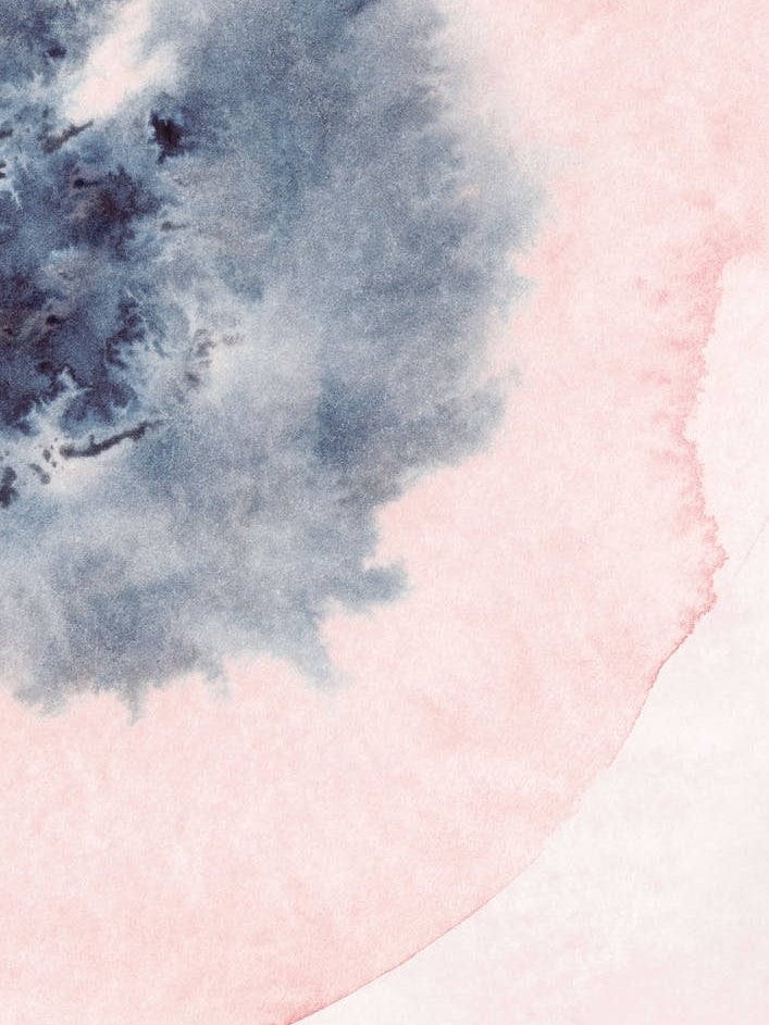Sand Pink And Navy Watercolour 5