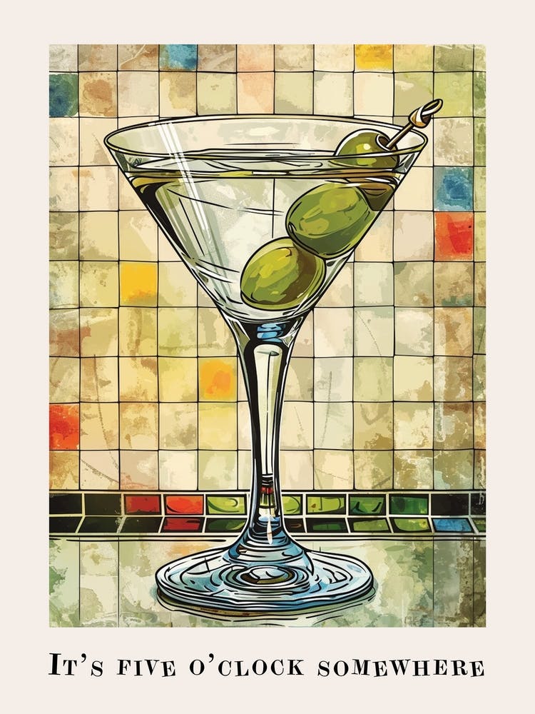 It S Five O Clock Somewhere Tile Poster 4