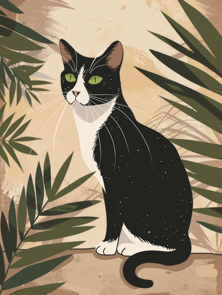 Cat With Green Eyes 4