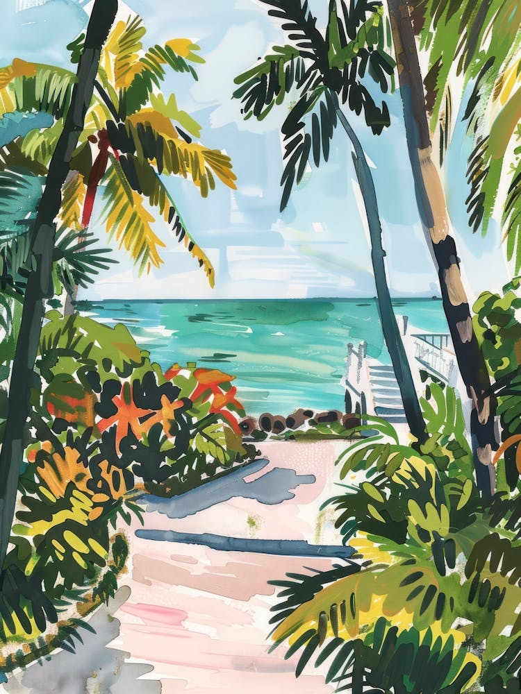 Travel Poster Happy Places Key West 4