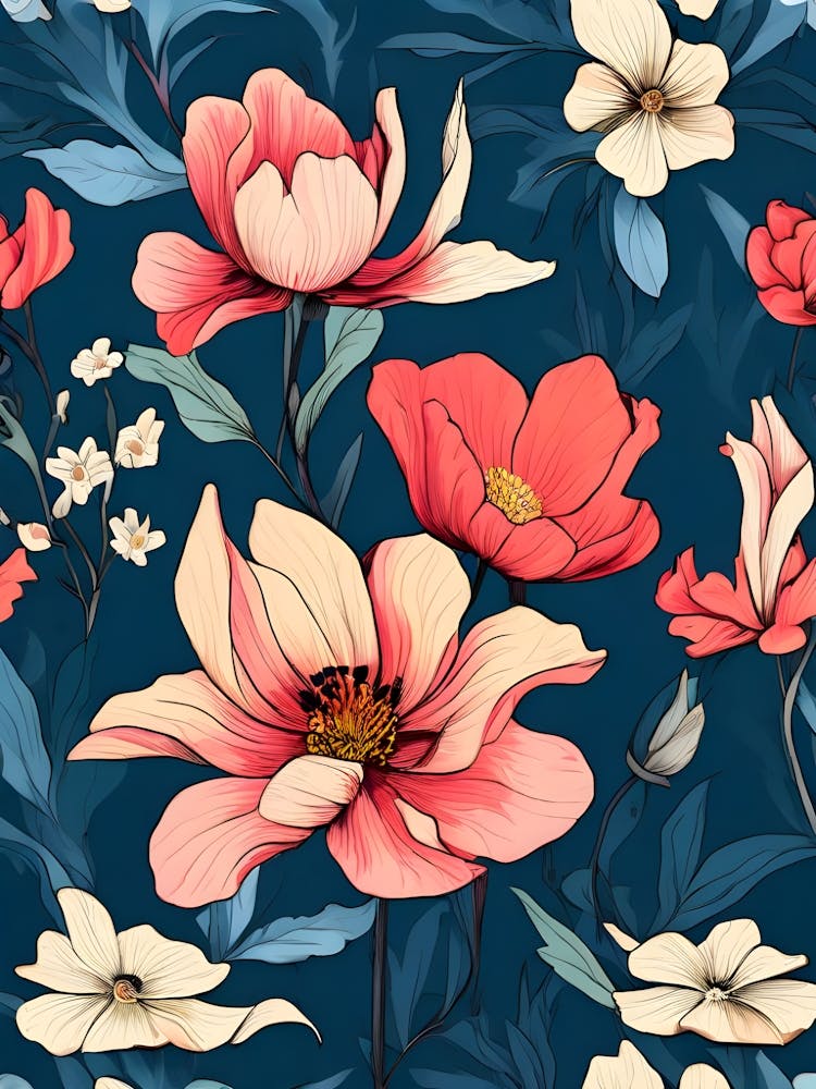 Seamless Floral Pattern 38