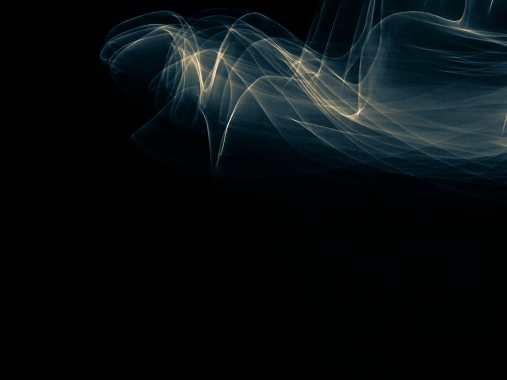 Lignes Courbes Abstraites Bleues et Jaunes Lumineuses 16