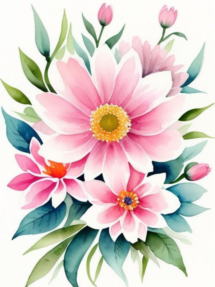Watercolor Flowers 20