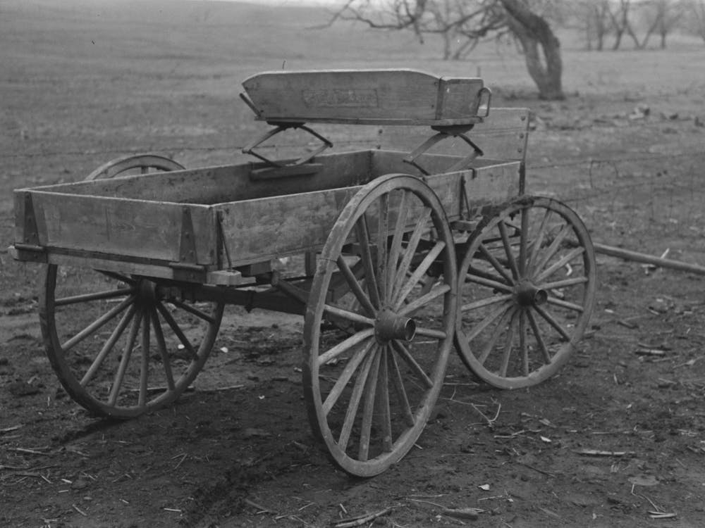 Untitled Photo, Possibly Related To A Democrat Wagon On William Walling Farm Near Anthon, Iowa By Russell Lee