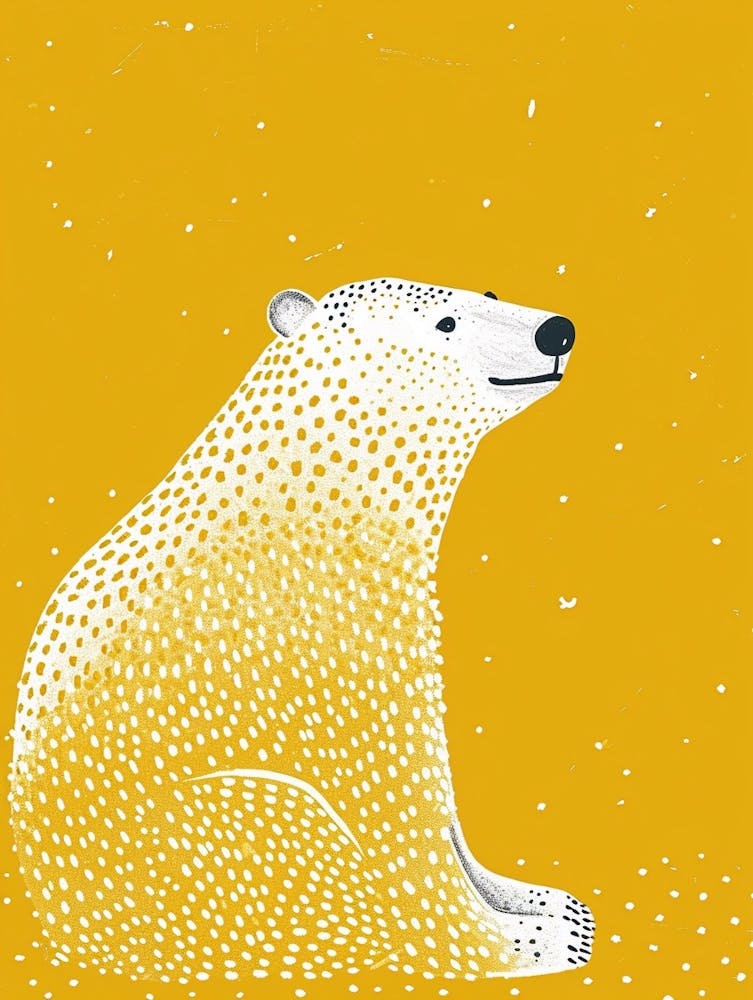 Yellow Polar Bear 2