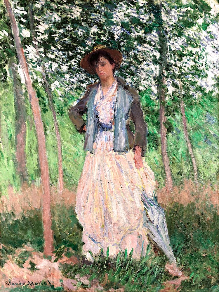 The Stroller (1887), Claude Monet