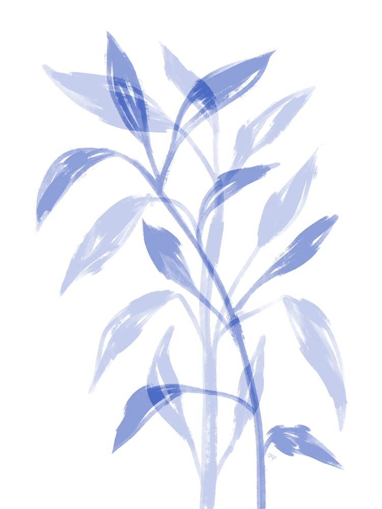 Blue Bamboo Two