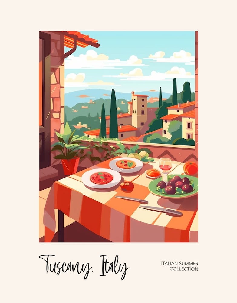 Tuscany, Italy Summer Food 3 Italian Summer Collection