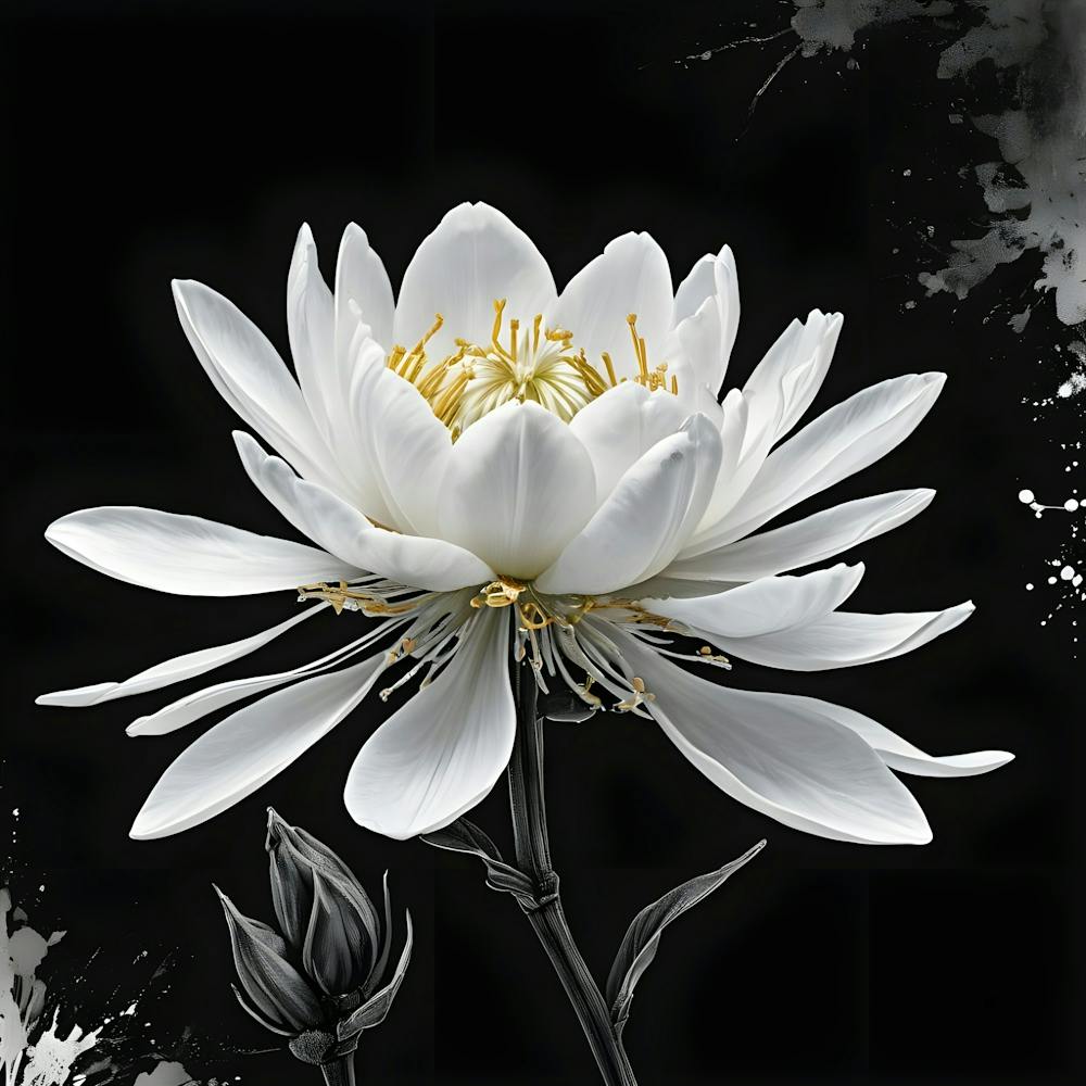 White Lotus Flower