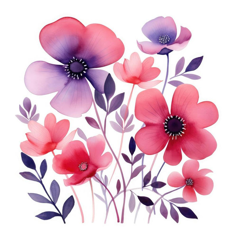 Watercolor Flowers 4