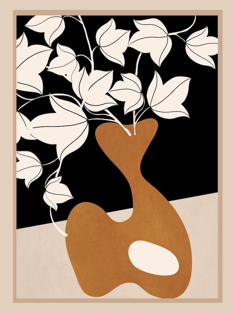 Anette with flowers II