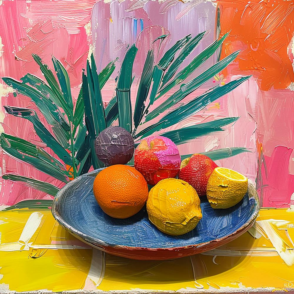 Oranges In A Bowl 1