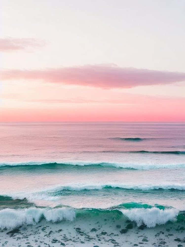 Blacksmiths Beach, Australia Pink Photography 2