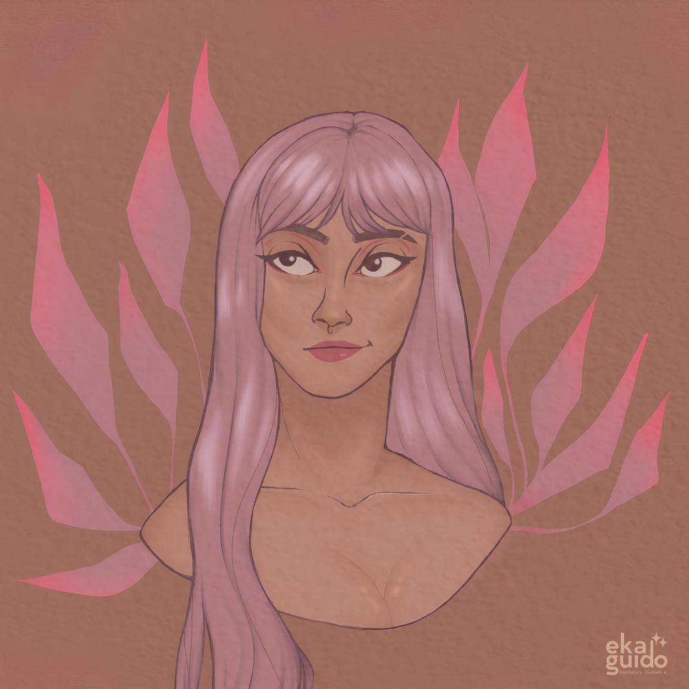 Girl With Pink Hair