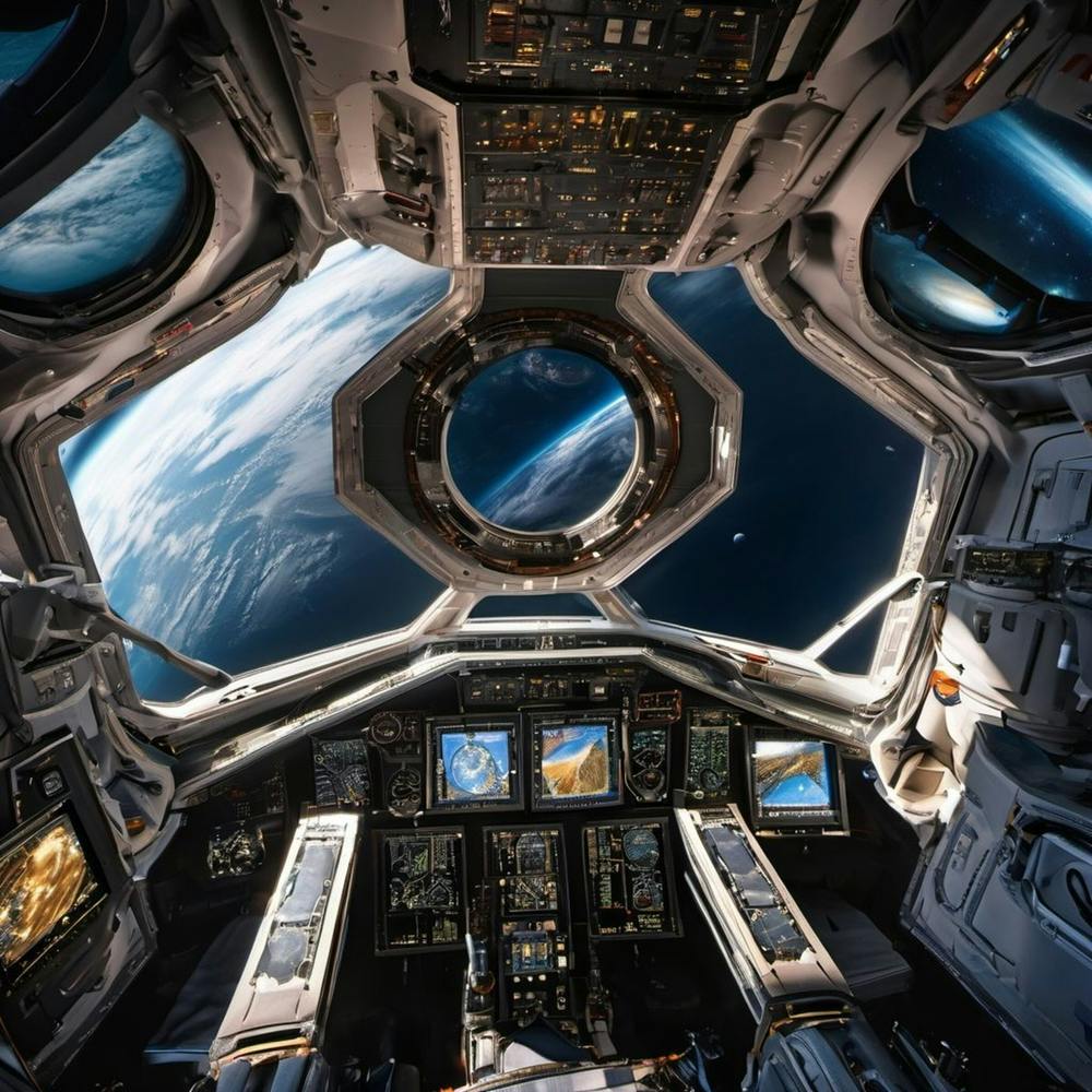View From Spacecraft