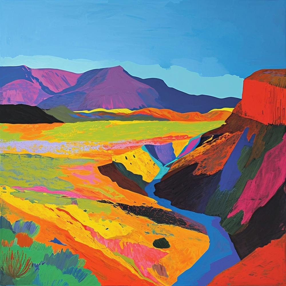 Colourful Abstract Ambor National Park Bolivia 2
