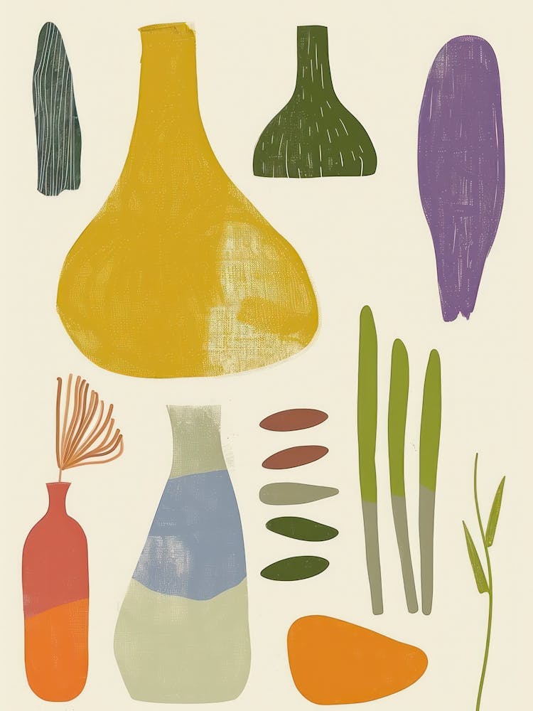 Cute Objects Abstract Collection 2