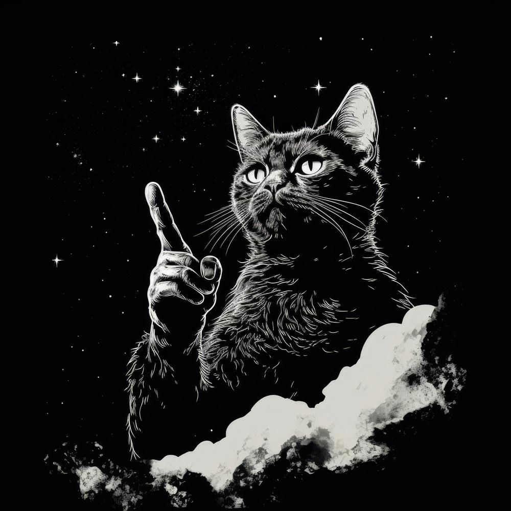 Katze im Himmel 1
