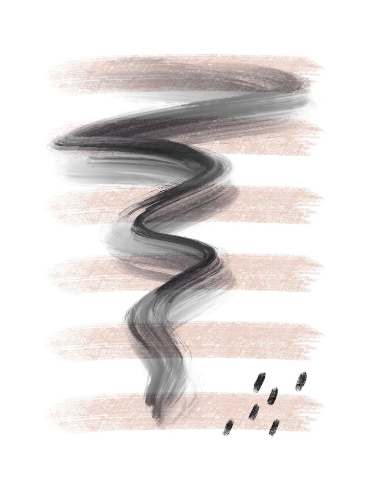 Dalia Chalk Pink Lines Black Storm