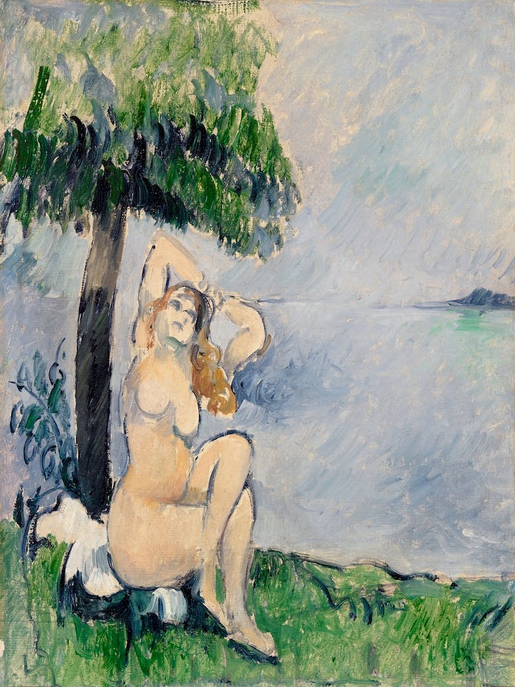 Bather At The Seashore, Paul Cézanne