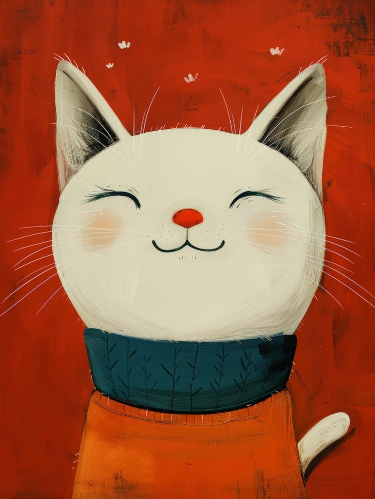Chat Heureux 1