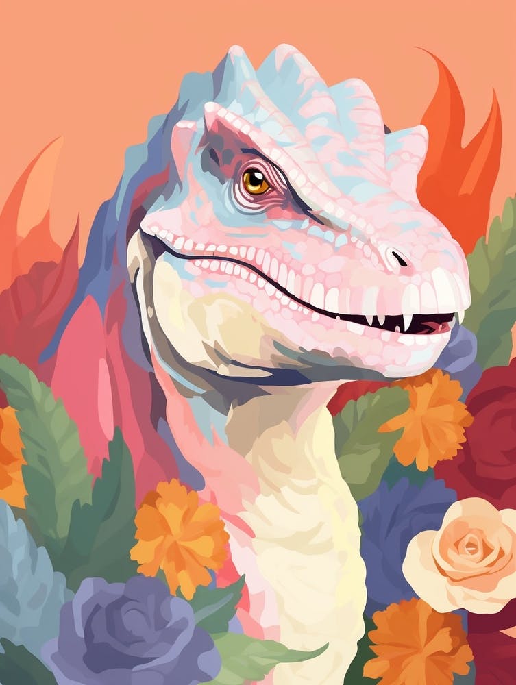 Colourful Dinosaur Iguanodon 5
