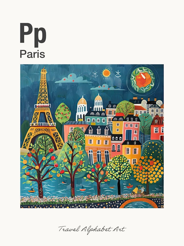 Kids Travel Alphabet  Paris 3