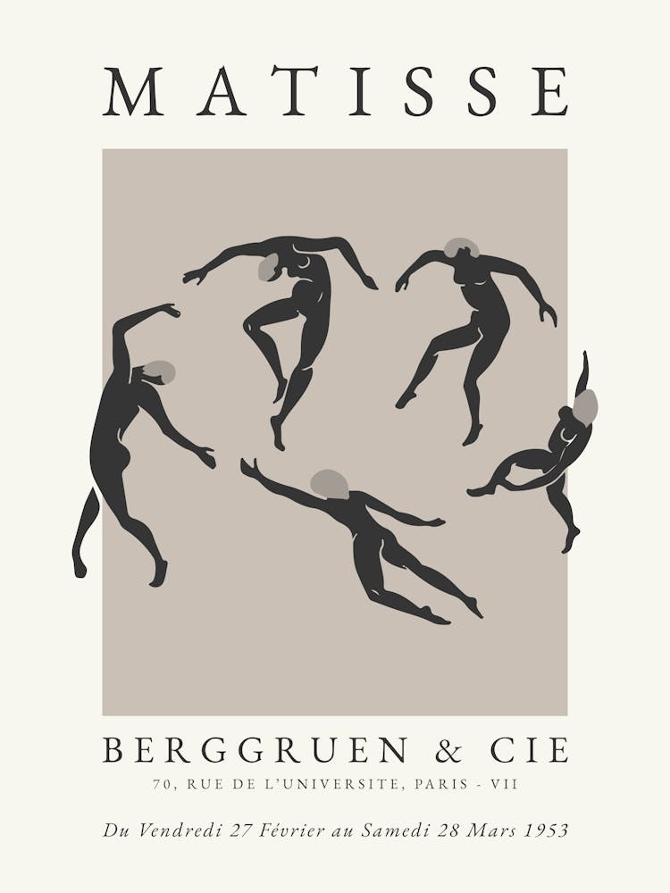 Matisse Print Black Dance