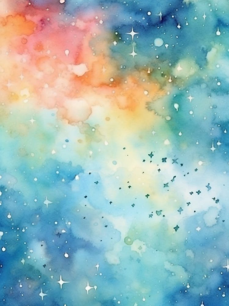 Watercolour Space Celestial 1