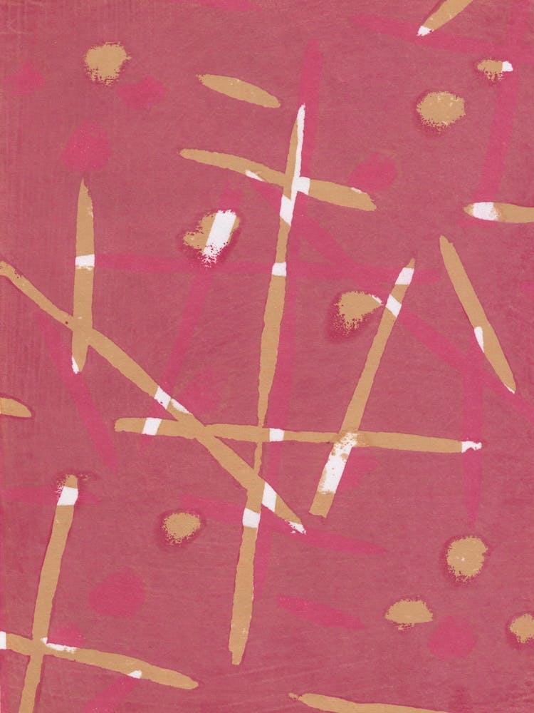 Japanese Abstract Print 3