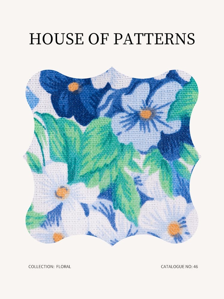 Affiche motif floral 46