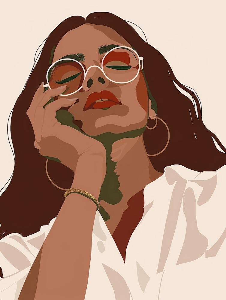 Woman In Glasses