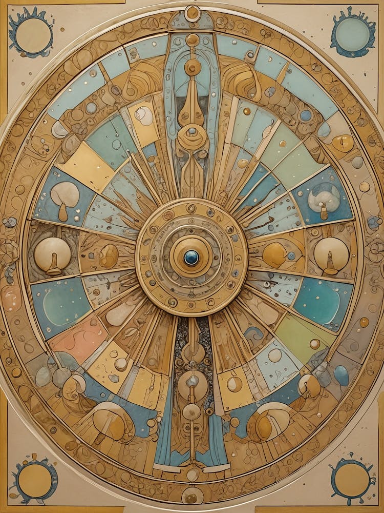 Astrologisches Rad Nr. 1