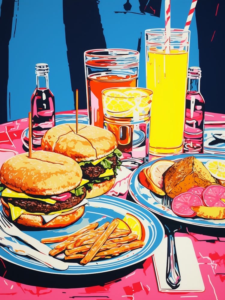Pop Art American Diner 3