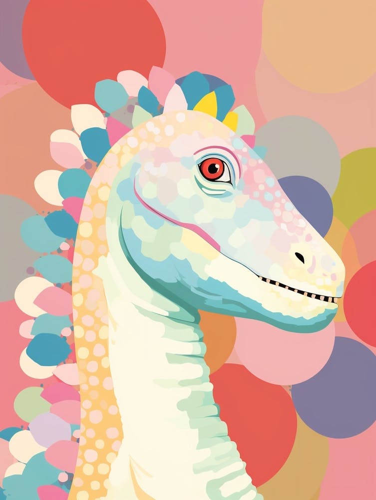 Colourful Dinosaur Iguanodon 2