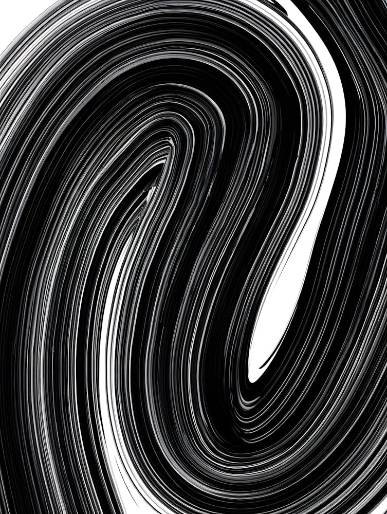 Abstract Black And White Swirls
