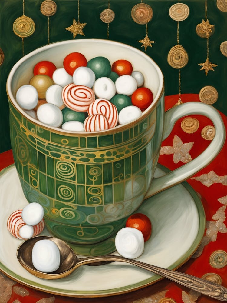 Festive Hot Cocoa In A Cup
