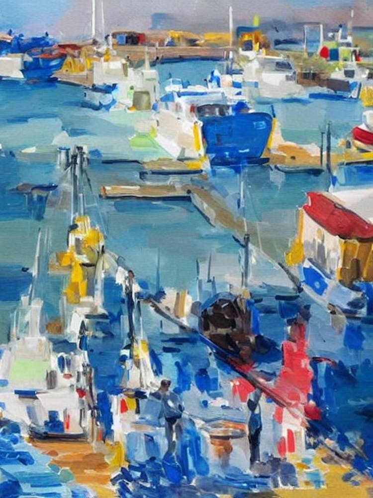 Port Of Balboa Panama Abstract Block harbour