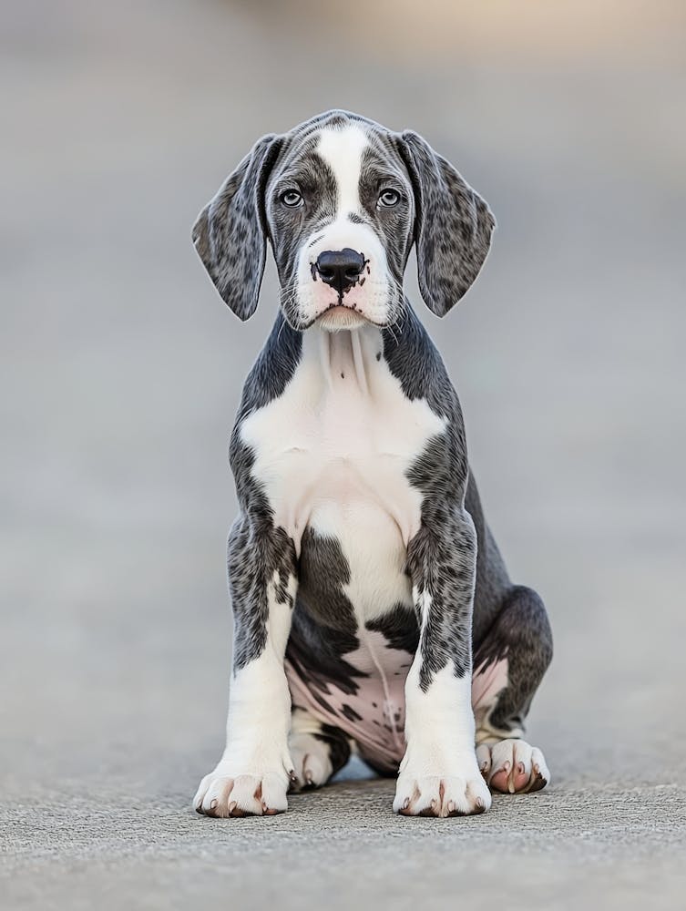 Great Dane Puppy. Generated AI. 3