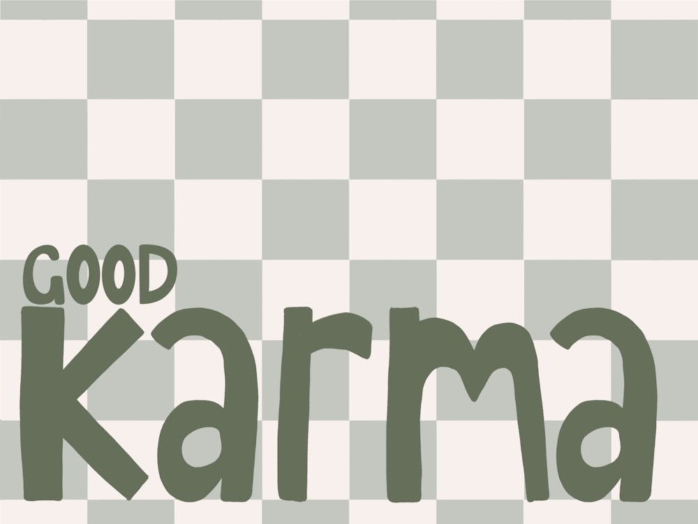 Good Karma Green Trendy Typography