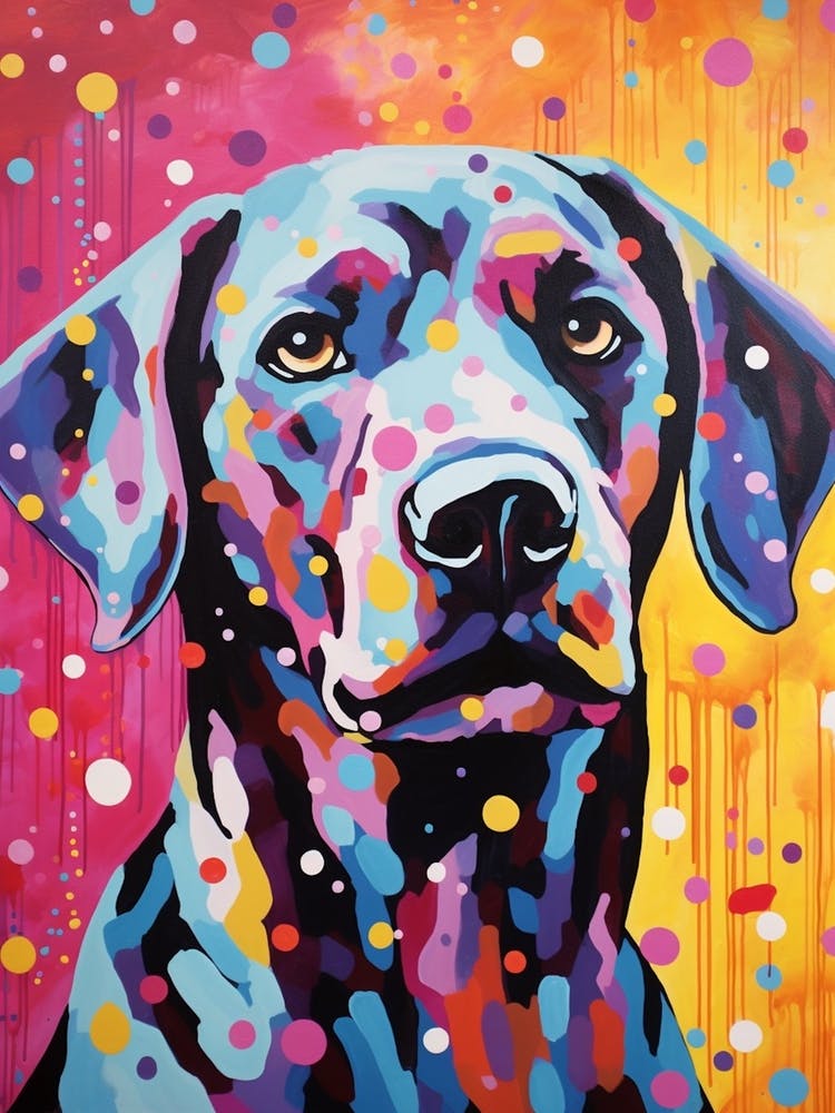 Labrador Pop Art Paint