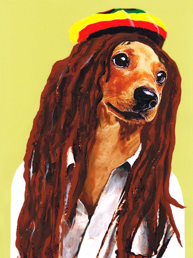 Bob Marley Dachshund