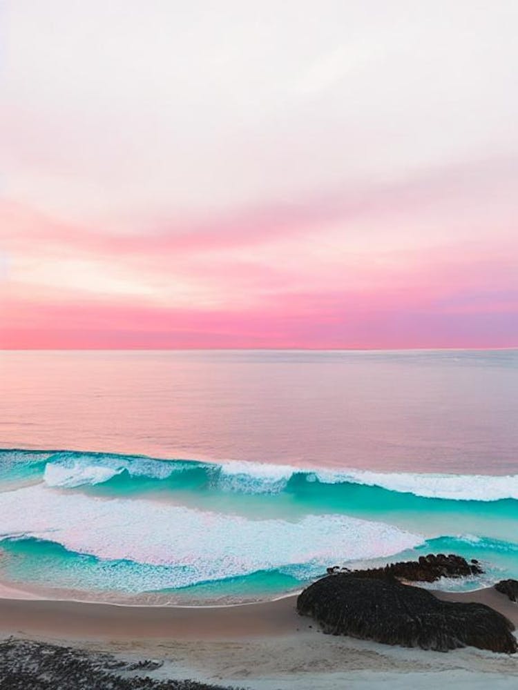 Esperance Beach, Australia Pink Photography 1
