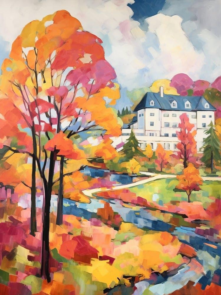 Autumn Gardens Painting Oglebay Resort Conference Center Usa