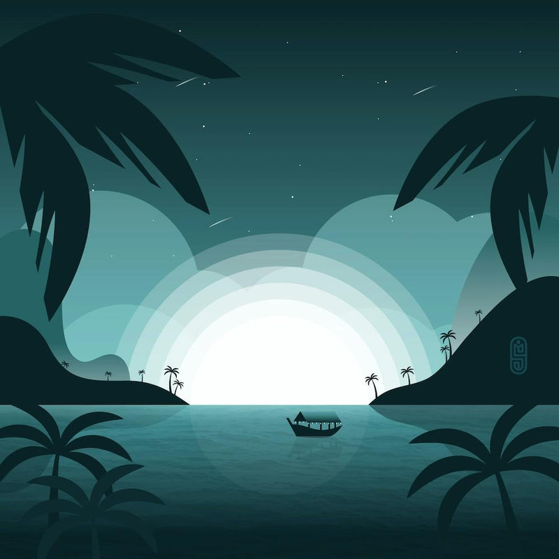 Sunset In The Sea