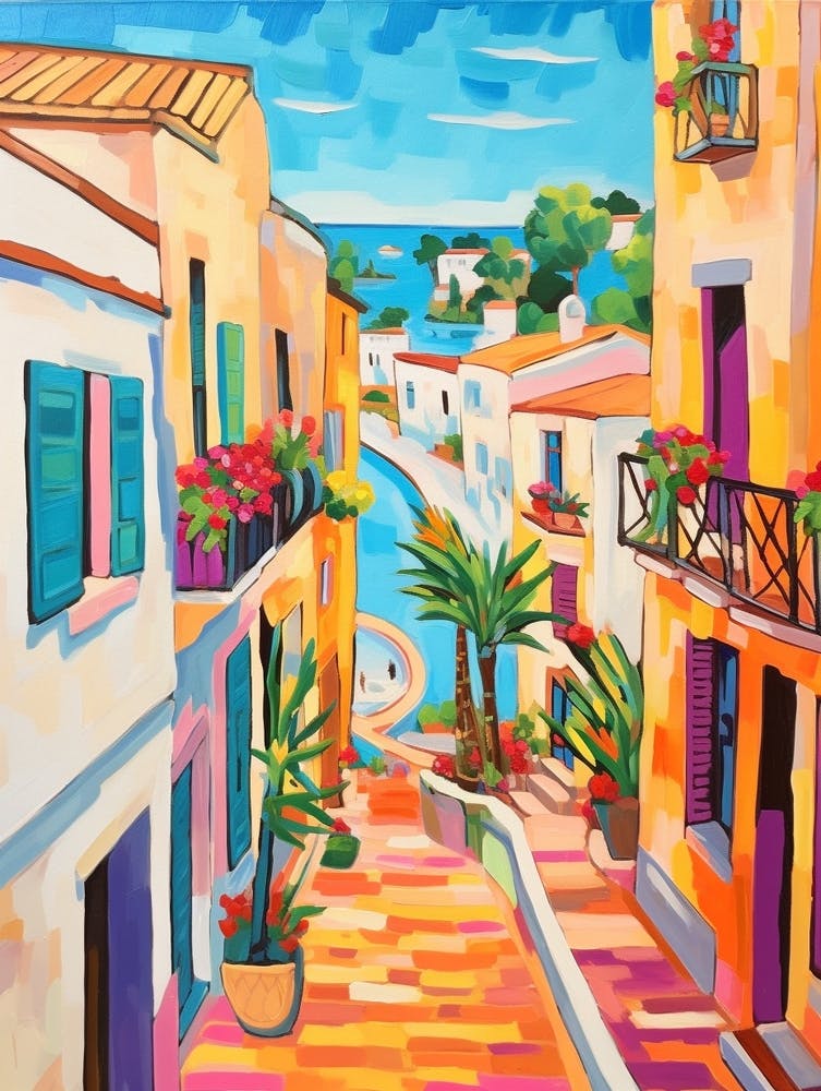 Palma De Mallorca 1 Fauvist Painting