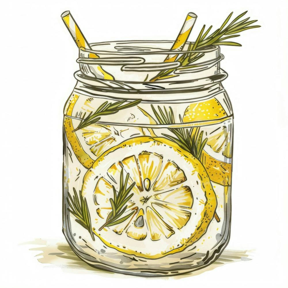 Limonade Dans Un Bocal