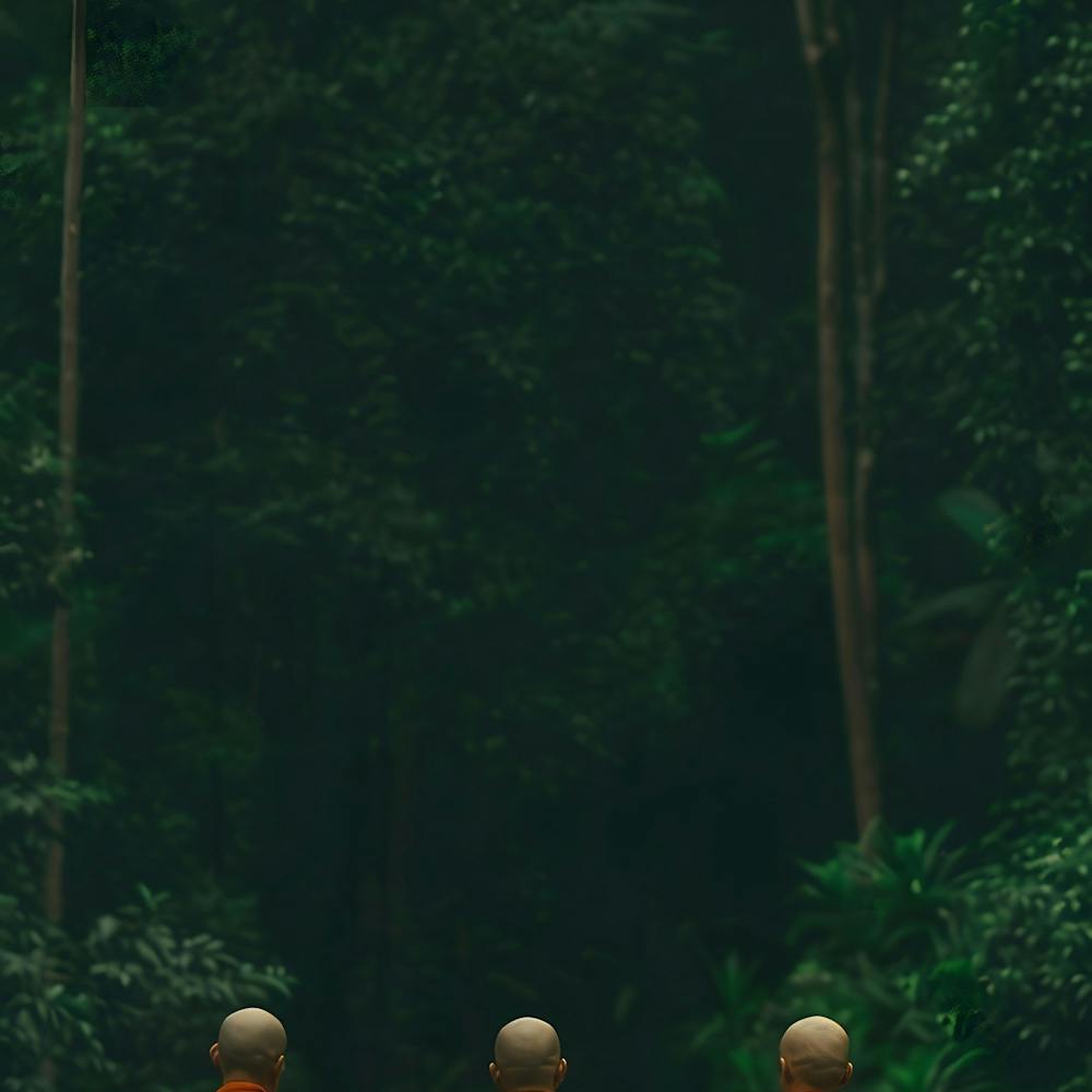 Monks In The Forest 3